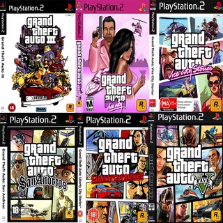 แผ่นเกมส์ (PS2) (ส่งไว) Grand Theft Auto