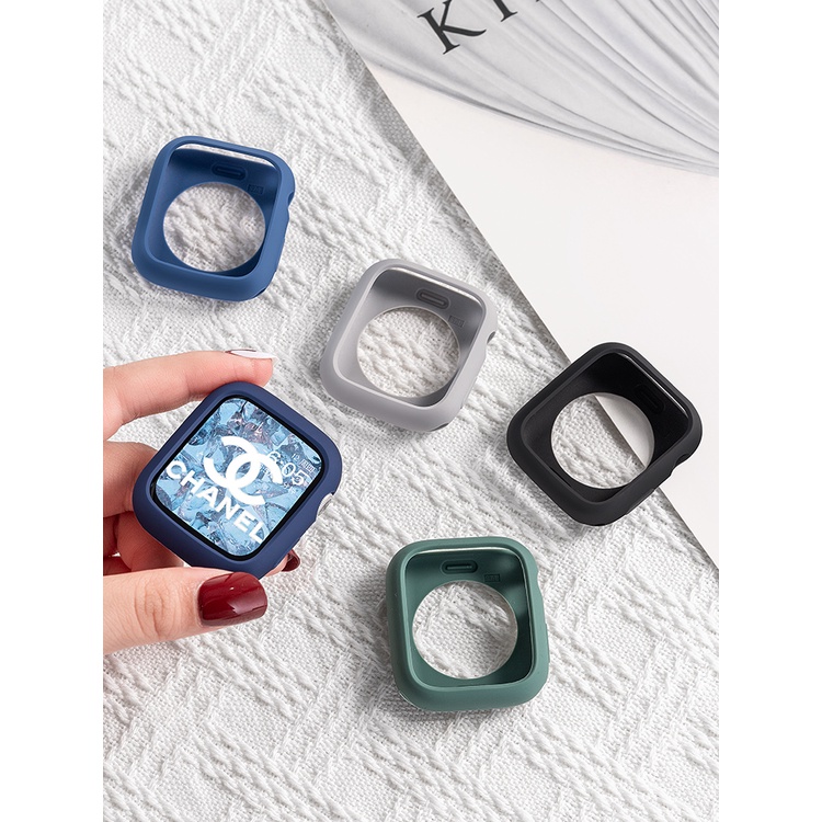 สําหรับ Apple Watch case 45 มม.41 มม.44 มม.40 มม.42 มม.38 มม.สําหรับ iwatch อุปกรณ์เสริมซิลิโคน Prot