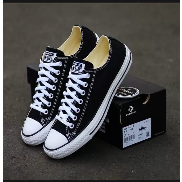 (2PCS = 1KG) CONVERSE ALL STAR LOW CLASSIC MAROON BLACK NAVY GREY WHITE YELLOW CASUAL รองเท้าผู้ชาย