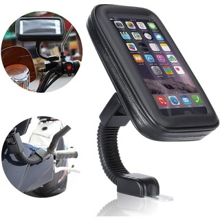 ที่ยึดโทรศัพท์สำหรับมอเตอร์ไซต์พร้อมซองกันน้ำ Motorcycle Phone Mount Holder Water Proof