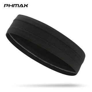 Phmax ที่คาดผมกีฬา แฟชั่น สําหรับผู้ชาย / ผู้หญิง กันลื่น น้ําหนักเบา ขี่จักรยาน แถบคาดศีรษะกีฬา