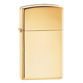 Zippo ไฟแช็กรุ่น 1654B High Polish Brass Slim ของแท้ รับประกันตลอดชีวิต นำเข้าและจำหน่ายโดยตัวแทนจำหน่าย