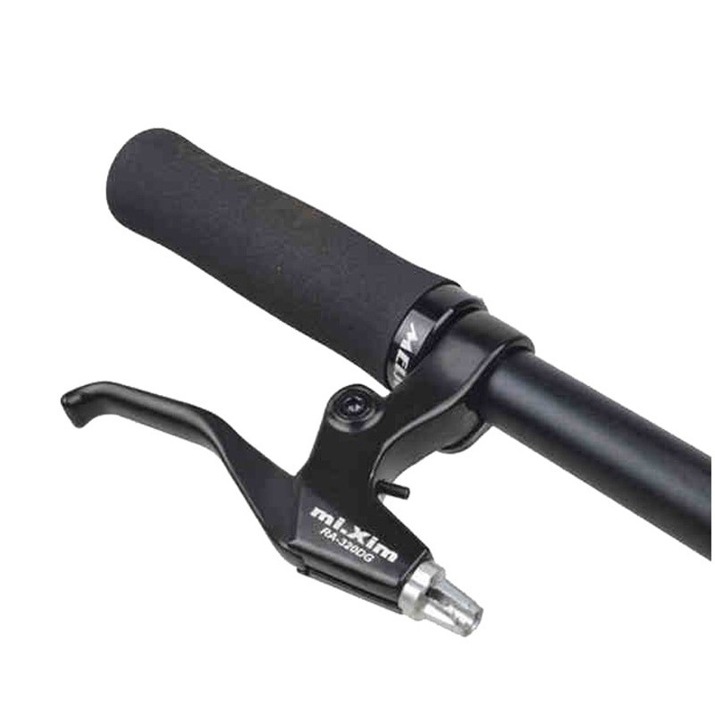 mi.Xim มือเบรคก้ามปู มือเบรคสายสลิง V-brake/ Disk brake วัสดุอลูมิเนียมน้ำหนักเบา ก้านมือจับสั้น/ยาว ราคาต่อคู่ สีดำ