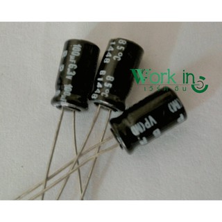 100uf 6.3v NICHICON  Capacitor ตัวเก็บประจุ คาปาซิเตอร์