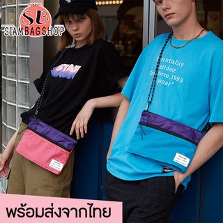 SIAMBAGSHOP(S1346) -m2กระเป๋าสะพายข้างทรูโทน สะพายข้างผู้หญิง