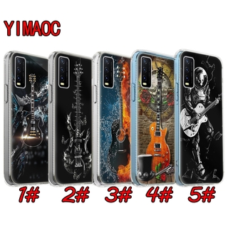 เคสโทรศัพท์มือถือแบบนิ่ม TPU ใส ลายกีตาร์ 26VTY สําหรับ Realme 3 Q 5 5i 5s 6 6i 7 Pro 4G 7i C11 C12