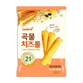 1 ห่อ ซัมยัง ธัญพืชอบกรอบสอดไส้ครีมชีส 80 กรัม Samyang Grain Cheese Roll 80g Grain Crispy Roll.