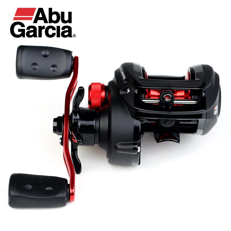 【free spool】รุ ่ นใหม ่ Original ABU GARCIA สีดํา MAX3 SX หล ่ อตกปลา Reel เหยื ่ อตกปลา Casting Top Reel 8kg Power