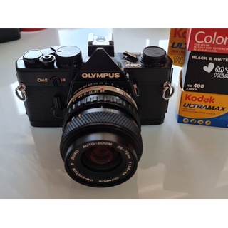 กล้องฟิล์ม OLYMPUS OM-2 Black + เลนส์ 35-70mm.