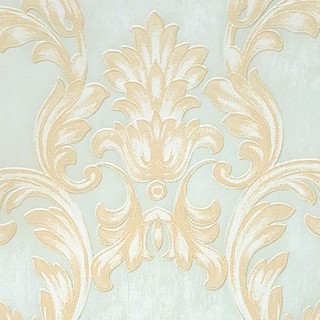 KASSA HOME วอลล์เปเปอร์ติดผนัง Luxury รุ่น 60055 ขนาด 53 x 1000 ซม.สีฟ้า Wallpaper