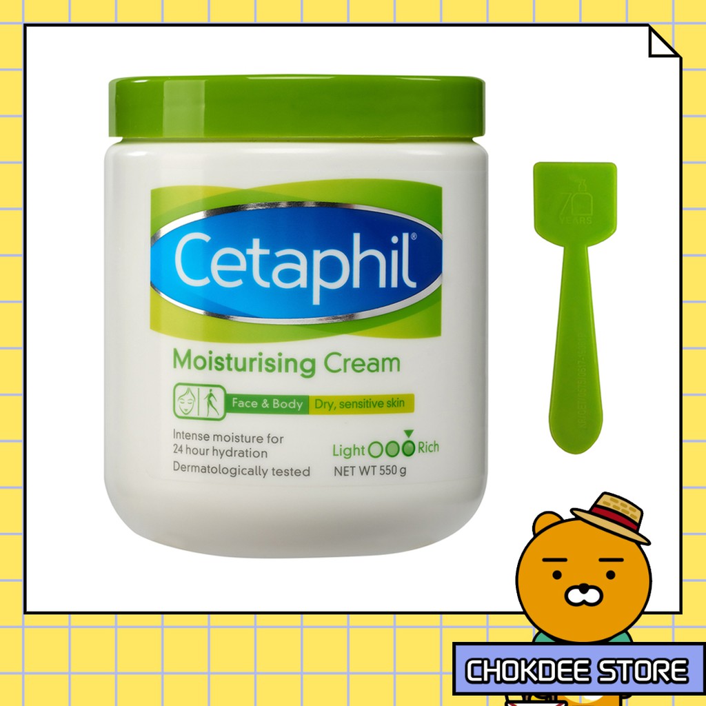 (หมดอายุ03/2024) Cetaphil Moisturizing Cream 550g Face and Body / moisturising cream