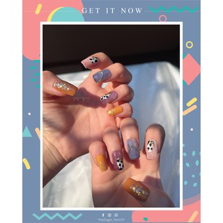 PopSugarNail เล็บปลอมเล็บปลอมสำเร็จรูป งานเจล 100% งานดีไซน์