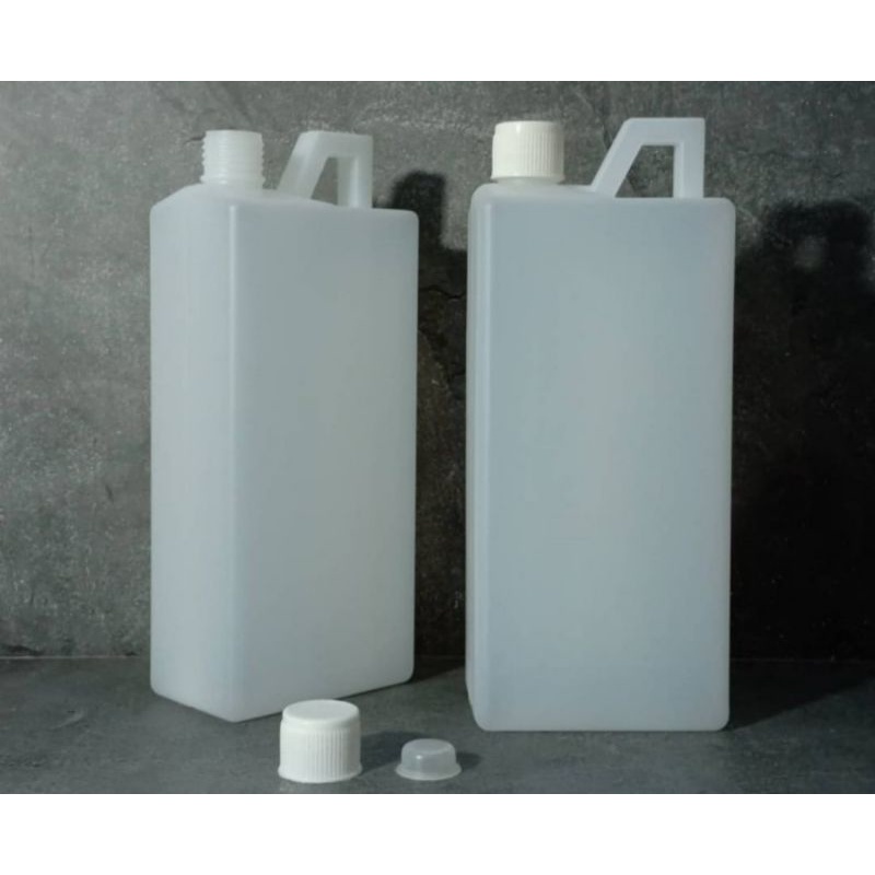 1000ML Jerry Can 1000ML Jerry Can Bottle 1L Jerry Can High Natural ใหม่ Non-Seal HDPE