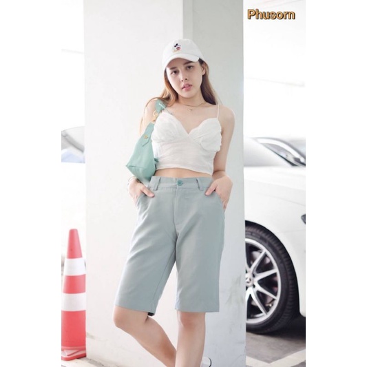 ลดราคา 🦩กางเกงขา3ส่วน [M-48+] นาโน ผ้าไม่ต้องรีด ดูแลง่าย - รูปที่ 5