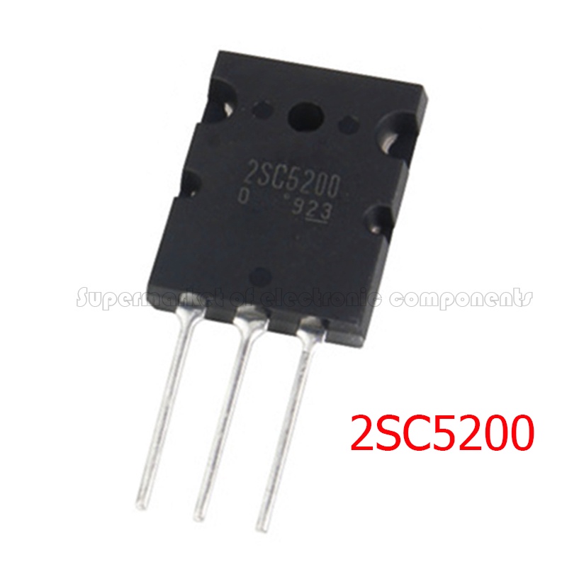 5PCS 2SC5200 TO-3P C5200 TO-3PL 5200 ใหม่ BXV