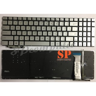 KEYBOARD ASUS คีย์บอร์ด ASUS N551JQ N551JW N551JX N551ZU  GL552(ไทย-อังกฤษ)