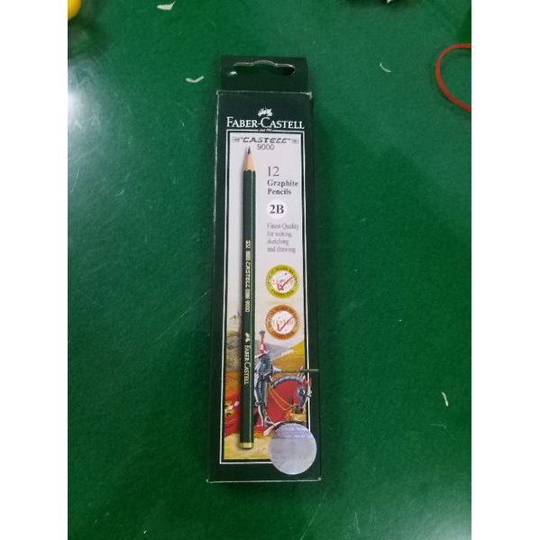 [1 LSN] FABER CASTELL 2B PENCIL / FABER CASTLE PENCIL / 2B PENCIL