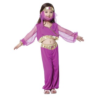 ชุดแฟนซีคอสตูมเจ้าหญิงอาหรับ Lovely Arabian Princess fancy costume ในชุดประกอบด้วยเสื้อ กางเกง และผ้าปิดหน้า