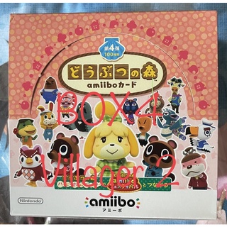 Animal Crossing Amibo Card Doubutsu no Mori อามีโบการ์ด บ๊อกซ์ 4 Villager ชุด 2