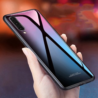 Samsung Galaxy A50 กระจกนิรภัย บาง เคสด้านหลัง