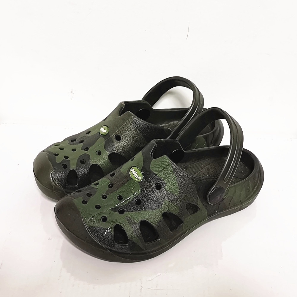 รองเท้าหลุมBOYS KIDS CHILDREN SUMMER BEACH CAMOUFLAGE CLOGS CAVE SHOES ...