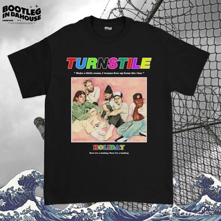 เสื้อยืดผ้าฝ้าย Turnstile Band Shirt - HC เสื้อเชิ้ต ผ้าฝ้าย วง Turnstile 24