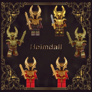 Heimdall Thor Love and Thunder Marvel บล็อคตัวต่อของเล่น เพื่อการเรียนรู้ สําหรับเด็ก DIY