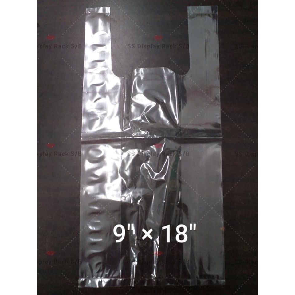 กระเป๋าพลาสติก SINGLET 9X18(500GRAMS/PKT)