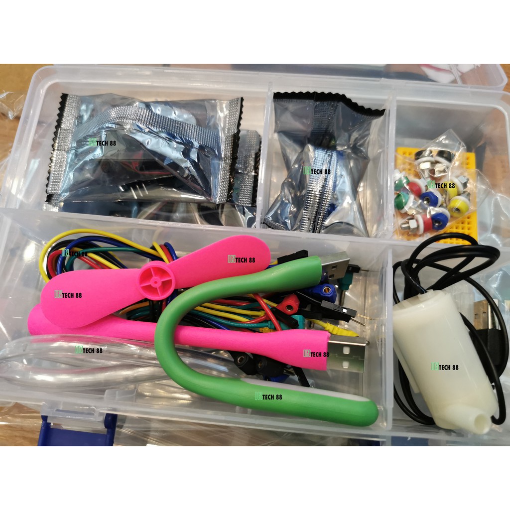 ชุดกล่องรวมเซนเซอร์ และอุปกรณ์ประกอบการเรียนรู้ สำหรับ Kidbright micro ...