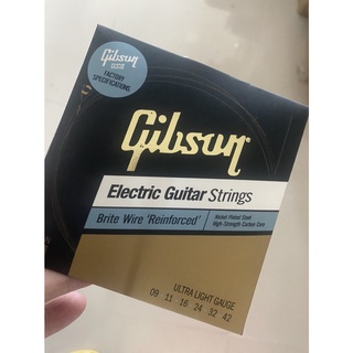 สายกีต้าร์ไฟฟ้า gibson เคลือบ เบอร์ 09 แบบเคลือบ