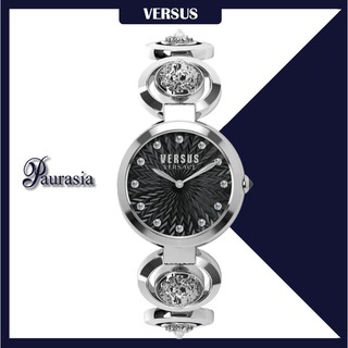 [ของแท้] Versus by Versace  นาฬิกาข้อมือ ผู้หญิง รุ่น VERSUS S7501-0017 CHAMPS ELYSES BLACK DIAL SS BRACELE paurasia