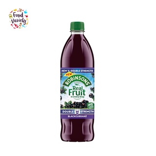 Robinsons Double Strength Blackcurrant 1litre โรบินสัน ดับเบิ้ล สเตรนท์ แบล็คเคอแรนท์ 1ลิตร