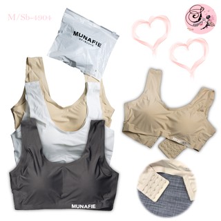 [shippingbra] M/Sb-4904 สปอร์ตบราไร้ขอบ (ตะขอหลัง)