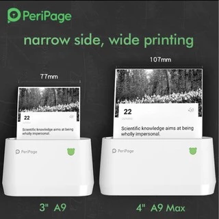 Peripage A9,A9S,A9Pro A9Max A9S MAX🐻🐻🐻เครื่องปริ้นพกพา ไม่ใช้หมึก