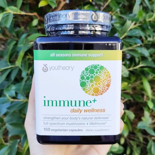 สารสกัดจากเห็ดออร์แกนิก 6 ชนิด Immune+ Daily Wellness 150 Vegetarian Capsules (Youtheory®)