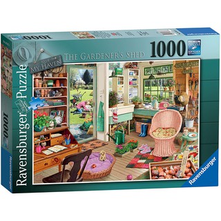 จิ๊กซอว์ Ravensburger - The Gardeners Shed  1000 piece  (ของแท้  มีสินค้าพร้อมส่ง)