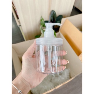 ขวดปากกว้างผสมครีม/สบู่ ขนาด250ml. (แถมสติ๊กเกอร์ตกแต่งฟรี)