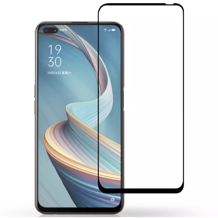 ฟิล์มกระจกนิรภัย Oppo Reno 4Z ฟิล์มกระจกเต็มจอ 9D ฟิล์มกันกระแทก ใสเคสได้ ฟิล์ม OPPO Reno4Z - รูปที่ 2