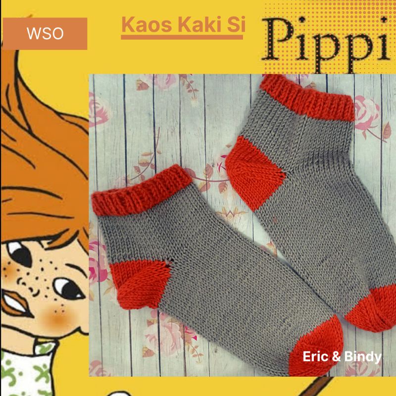 Knooking ถักถุงเท้า Si Pippi