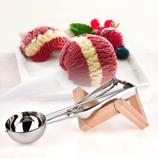 Icecream Scoop Stainless Steel Ice Creme Fruit Round Ball Spoon DIY Tool Kitchen