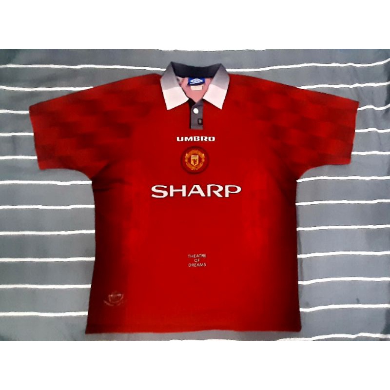 เสื้อManchester United 1996/97(แมนยูหมากรุก)เสื้อแท้