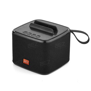 ลำโพงบลูทูธ BEZ แบตในตัว ตั้งมือถือ ลำโพง bluetooth แบบ พกพา มีน้ำหนักเบา รุ่น CUBE พร้อม สายชาร์จ