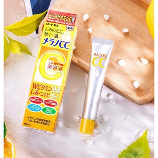 Rohto Melano CC Intensive Anti-Spot Essence 20ml. ผลิตภัณฑ์เซรั่มเข้มข้นช่วยฟื้นบำรุงผิวให้กลับมามีสุขภาพดี