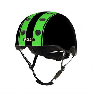 หมวกกันน๊อค Melon Helmet Double Green Black