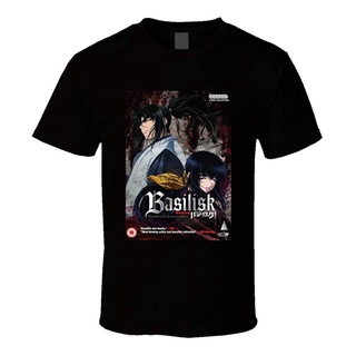 เสื้อยืด พิมพ์ลายโปสเตอร์ Basilisk Anime Tv Show สําหรับผู้ชายS-5XL