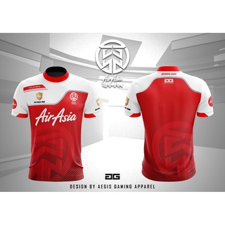 เสื้อกีฬาแขนสั้น พิมพ์ลาย AirAsia Saiyan Jersey 1.0 ไซซ์ S-5XL สําหรับผู้ชาย และผู้หญิง 3D