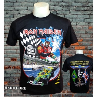 เสื้อวง IRON MAIDEN  วงร็อค ไม่มีตะเข็บข้าง คอฟิต ป้ายUS เสื้อร็อค เสื้อผ้าผู้ชาย เสื้อทัวร์ วงดนตรีร็อคต่างประเทศสามารถ