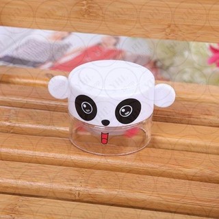 YHL กล่องใส่ยา พร้อมที่บดยา ลายการ์ตูน ตลับใส่ยา ที่ใส่ยา Pill Box With Mill Grinder (แพนด้าขาว)