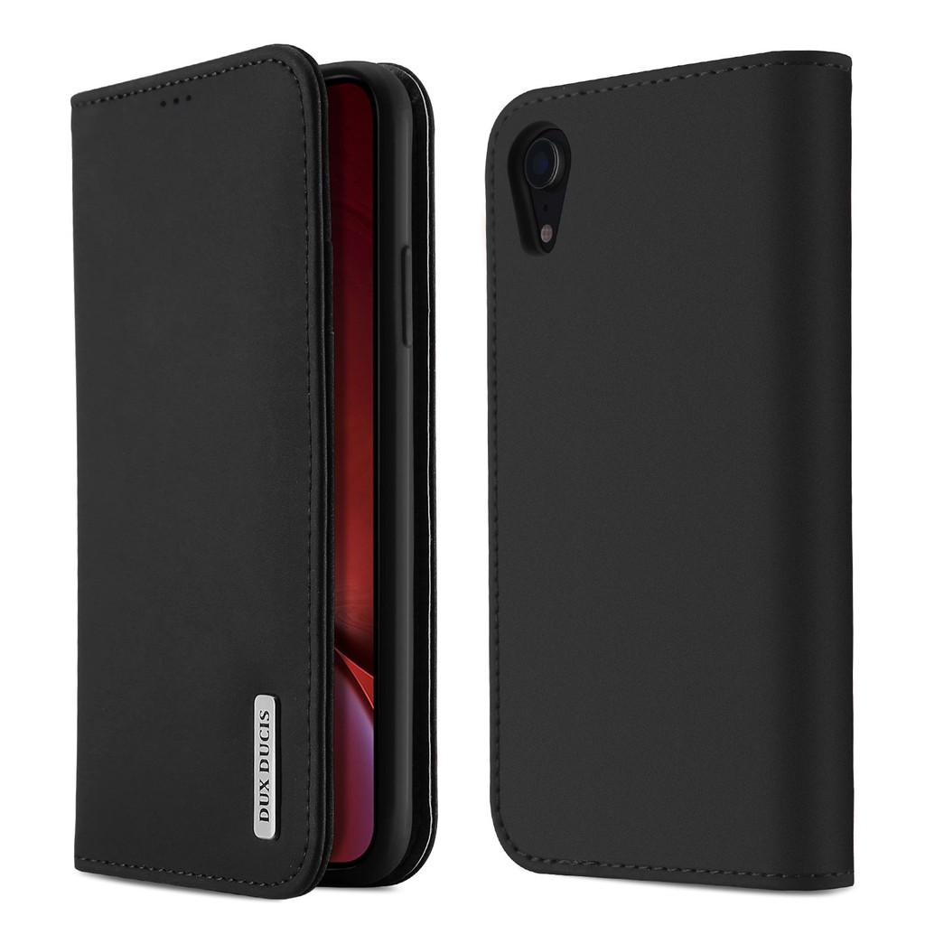 เคส Apple iPhone XR โทรศัพท์มือถือหนังวัวแท้ Case iPhone XR Casing Dux
