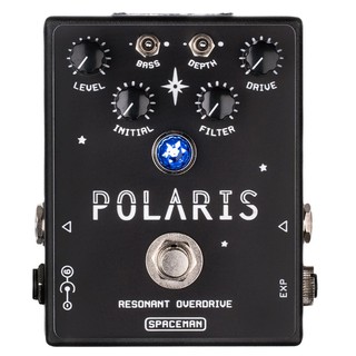 Spaceman Effects Polaris - dynamic Medium Gain Overdrive Pedal Effect - Black Limited Edition เอฟเฟคกีต้าร์ไฟฟ้า